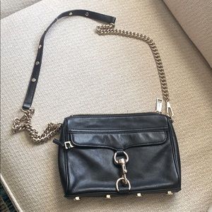 Rebecca Minkoff Black Leather Crossbody Bag